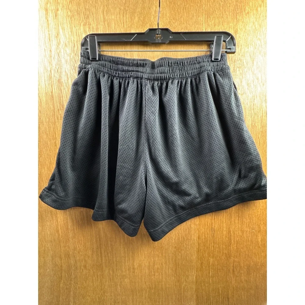 Nike Sportswear Mesh Shorts Womens Size M Black Embroidered Swoosh CZ9242-010